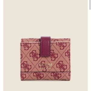 New GUESS Logo Small Trifold Wallet